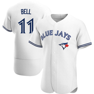 Authentic George Bell Men's Toronto Blue Jays Home Jersey - White