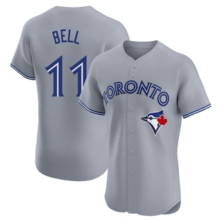 Elite George Bell Men's Toronto Blue Jays Road Jersey - Gray