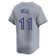 Limited George Bell Men's Toronto Blue Jays Away Jersey - Gray