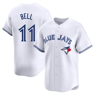 Limited George Bell Men's Toronto Blue Jays Home Jersey - White