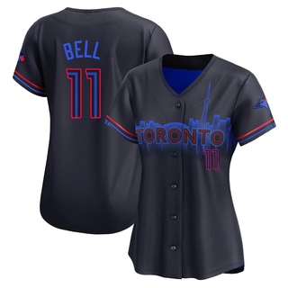 Limited George Bell Women's Toronto Blue Jays 2024 City Connect Jersey - Black