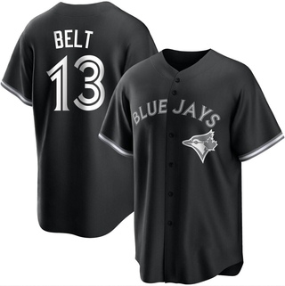 Nike Toronto Blue Jays BRANDON BELT Sewn Baseball Jersey ROYAL –