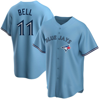 Replica George Bell Men's Toronto Blue Jays Powder Alternate Jersey - Blue