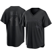 Replica George Bell Youth Toronto Blue Jays Pitch Fashion Jersey - Black